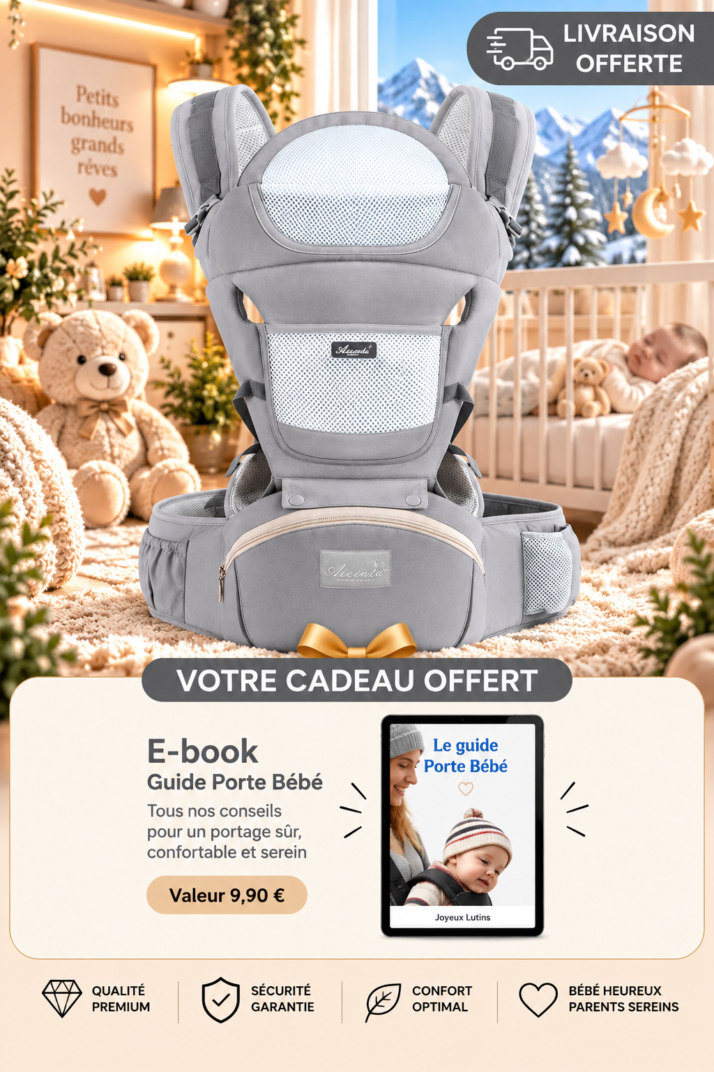 Porte bebe Ergonomique | AËL™
