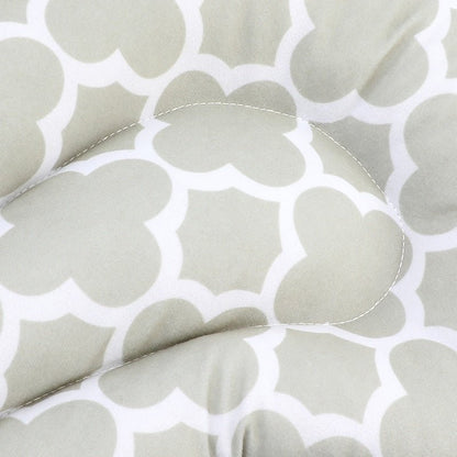 Zoom sur le tissu coton doux du coussin d'allaitement CoconConfort™