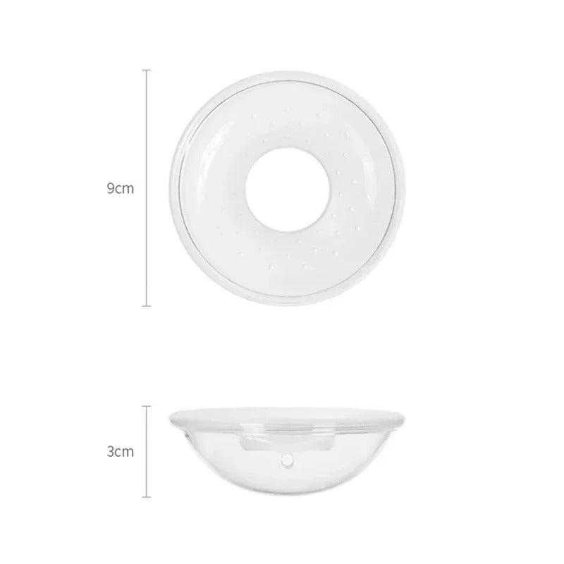 Dimensions coquille recueille-lait 9 cm x 3 cm