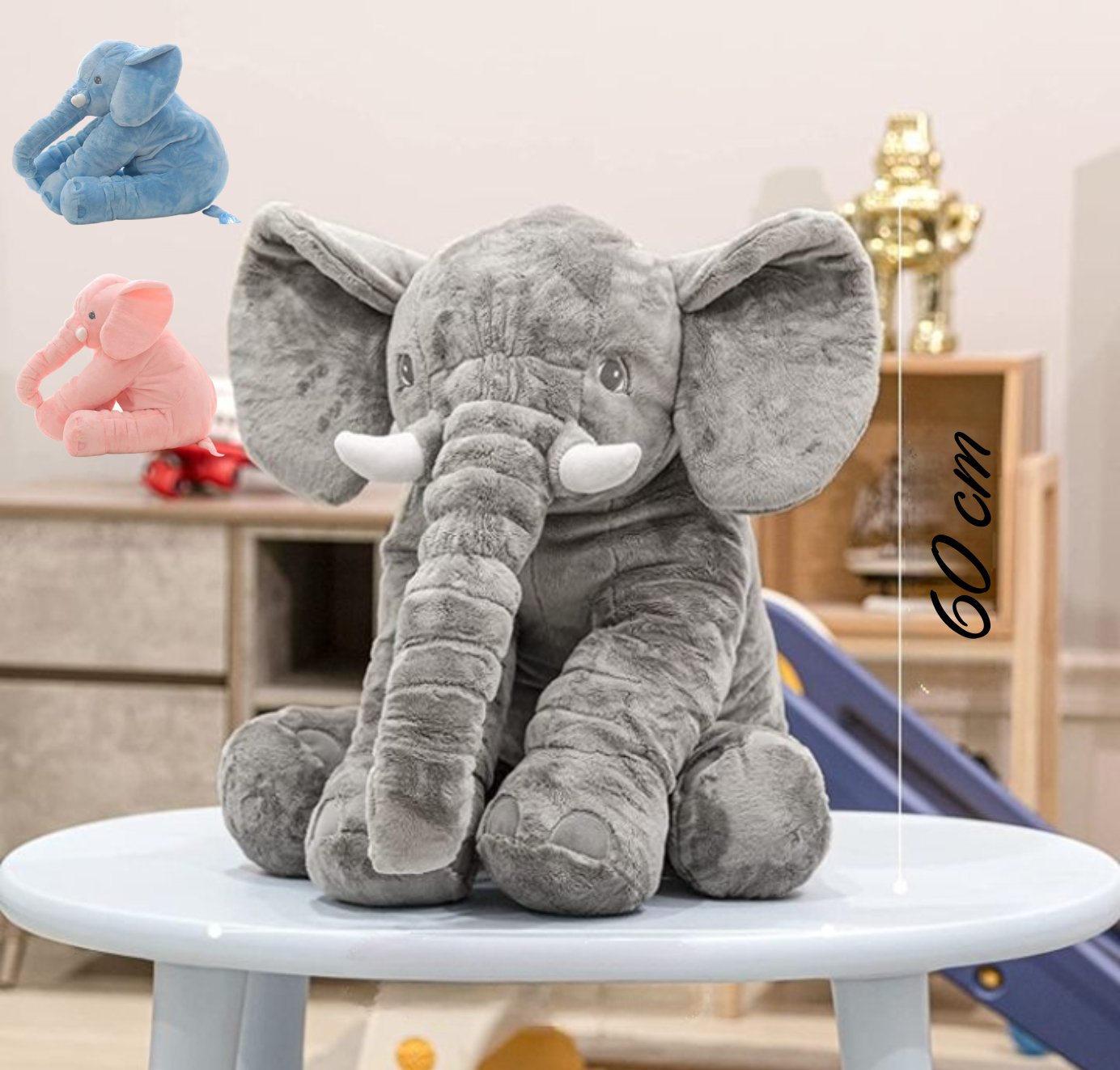 Éléphant Oreiller - Joyeux Lutins