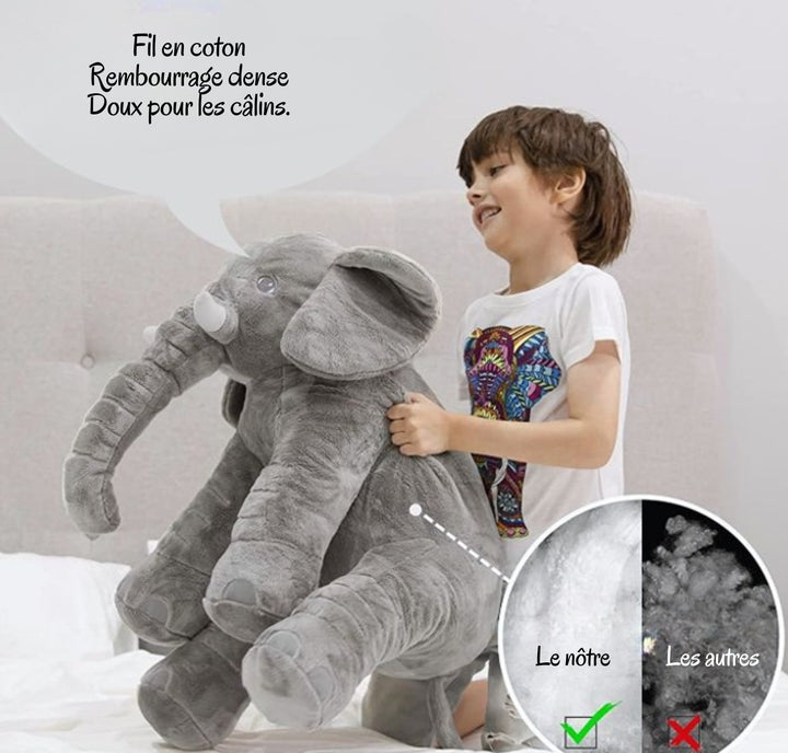 Éléphant Oreiller - Joyeux Lutins