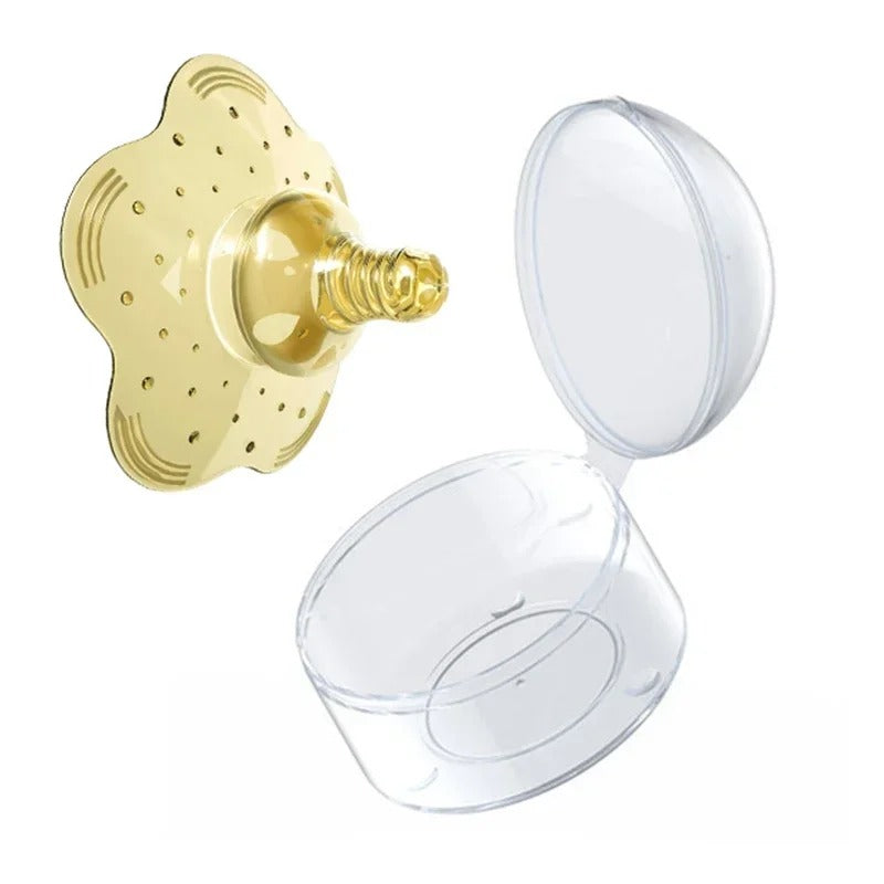 FleurLact™ - boîte de rangement hygiénique incluse avec 2 protecteurs de mamelons