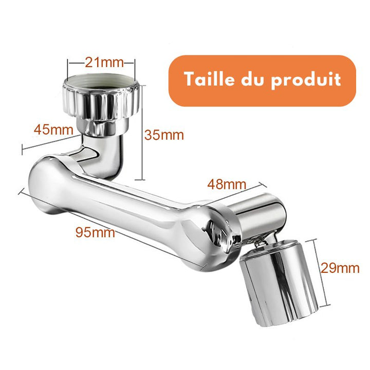 ROBINET À ROTATION ILLIMITÉE AquaRot™ - Joyeux Lutins